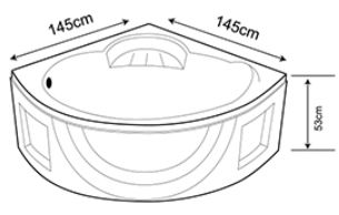 Superior with Panel technical drawing 2