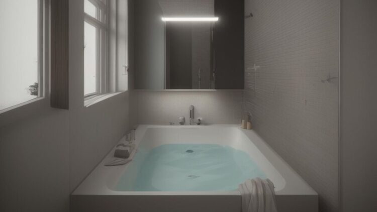 How can I make my bath look better with a rectangular bathtub in UAE?